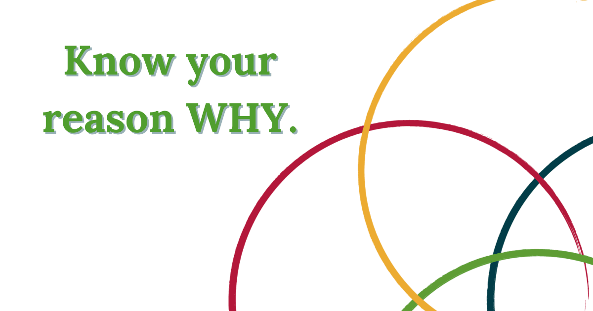 Know Your Reason Why